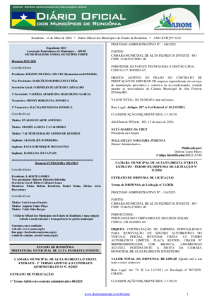 Assinatura Digital da última edição