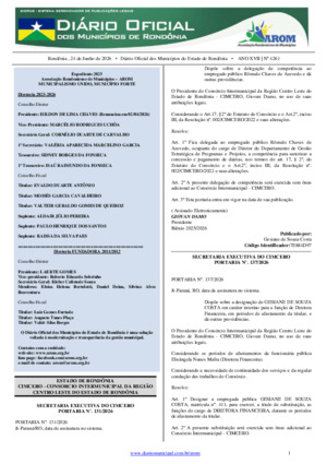Assinatura Digital da última edição