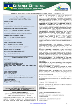 Assinatura Digital da última edição