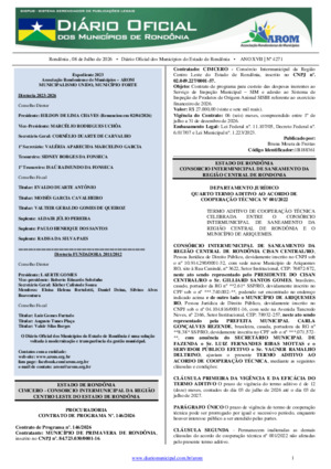 Assinatura Digital da última edição