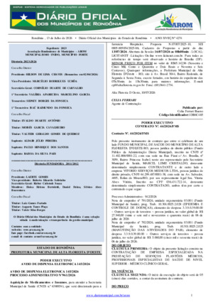 Assinatura Digital da última edição