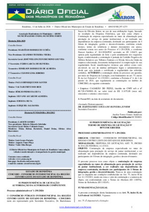 Assinatura Digital da última edição