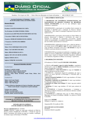 Assinatura Digital da última edição