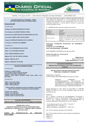 Assinatura Digital da última edição