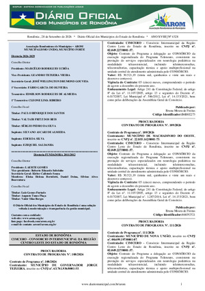 Assinatura Digital da última edição