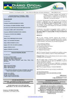 Assinatura Digital da última edição