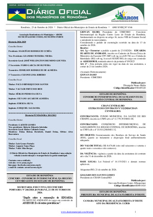 Assinatura Digital da última edição