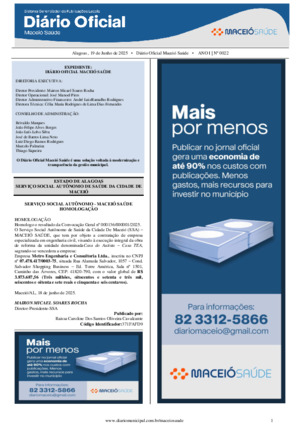 Assinatura Digital da última edição