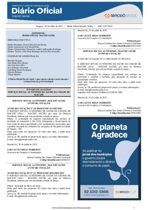 Assinatura Digital da última edição