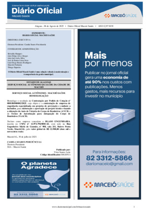 Assinatura Digital da última edição