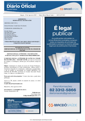 Assinatura Digital da última edição