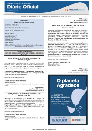 Assinatura Digital da última edição