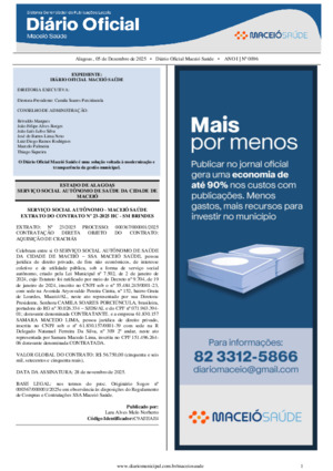 Assinatura Digital da última edição