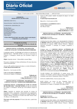 Assinatura Digital da última edição