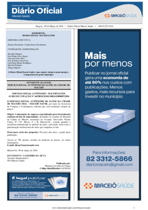 Assinatura Digital da última edição