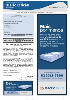 Assinatura Digital da última edição