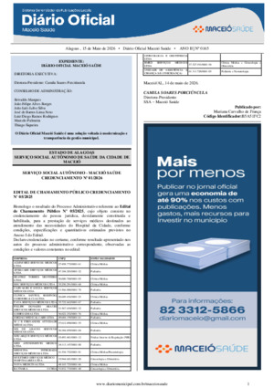 Assinatura Digital da última edição