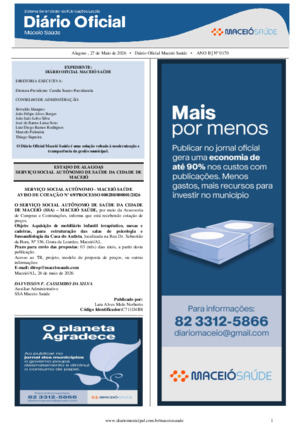Assinatura Digital da última edição