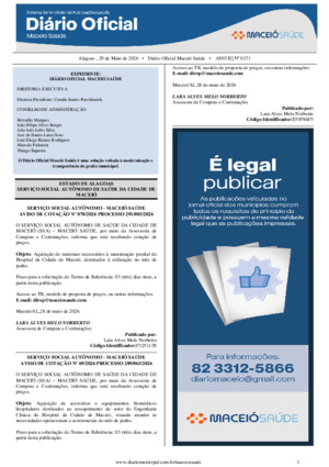 Assinatura Digital da última edição