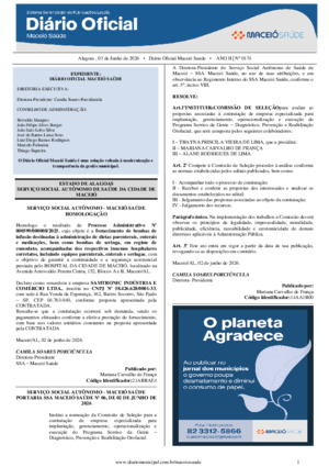 Assinatura Digital da última edição