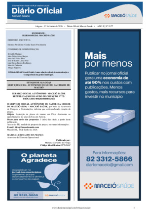 Assinatura Digital da última edição