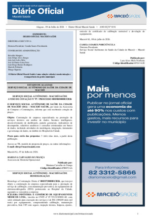 Assinatura Digital da última edição