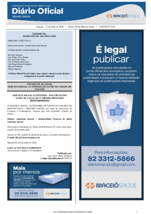 Assinatura Digital da última edição