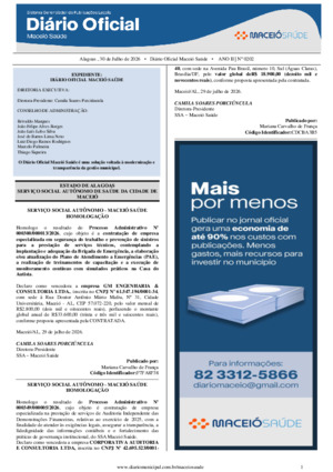 Assinatura Digital da última edição