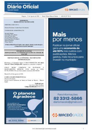 Assinatura Digital da última edição