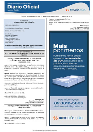 Assinatura Digital da última edição