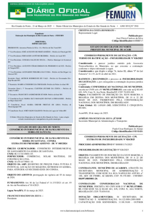 Assinatura Digital da última edição