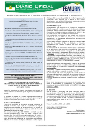 Assinatura Digital da última edição