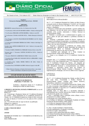 Assinatura Digital da última edição