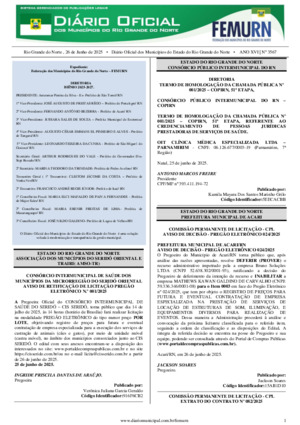 Assinatura Digital da última edição