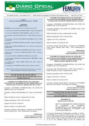 Assinatura Digital da última edição