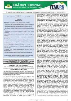 Assinatura Digital da última edição