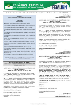 Assinatura Digital da última edição