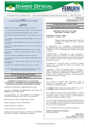 Assinatura Digital da última edição