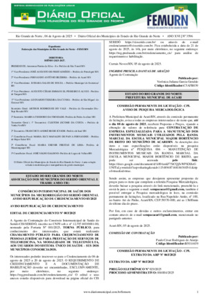Assinatura Digital da última edição