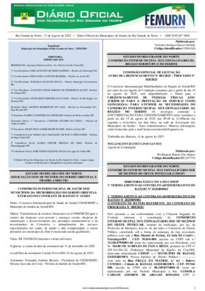 Assinatura Digital da última edição