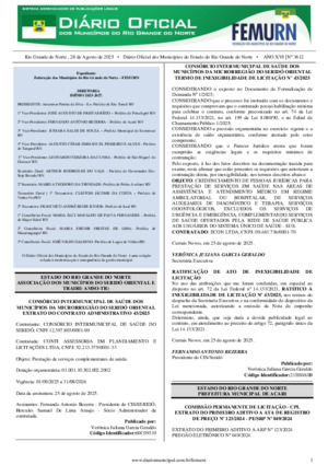 Assinatura Digital da última edição