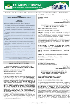 Assinatura Digital da última edição
