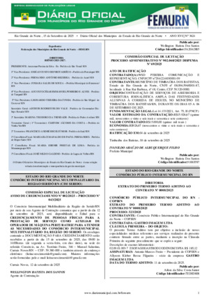 Assinatura Digital da última edição