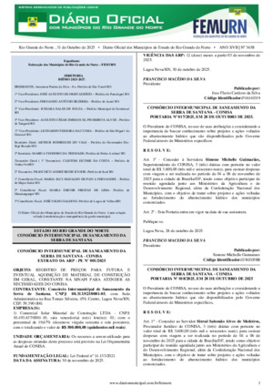 Assinatura Digital da última edição