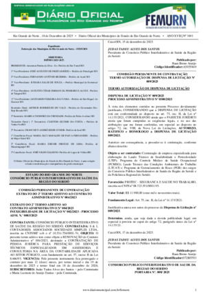 Assinatura Digital da última edição