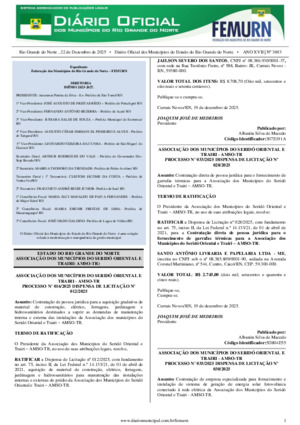 Assinatura Digital da última edição