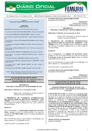 Assinatura Digital da última edição