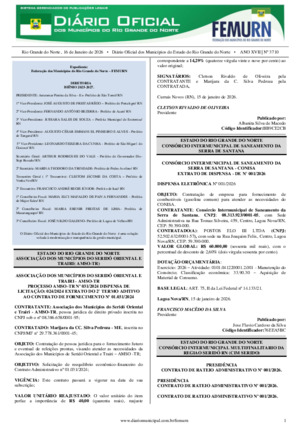 Assinatura Digital da última edição