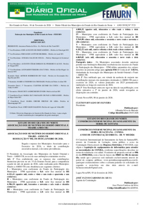 Assinatura Digital da última edição