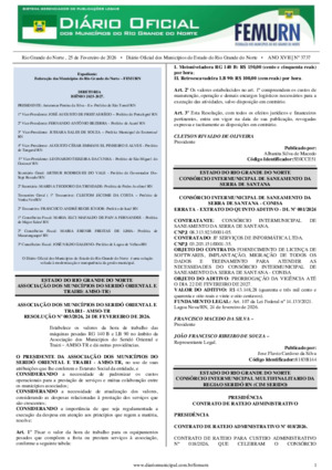 Assinatura Digital da última edição